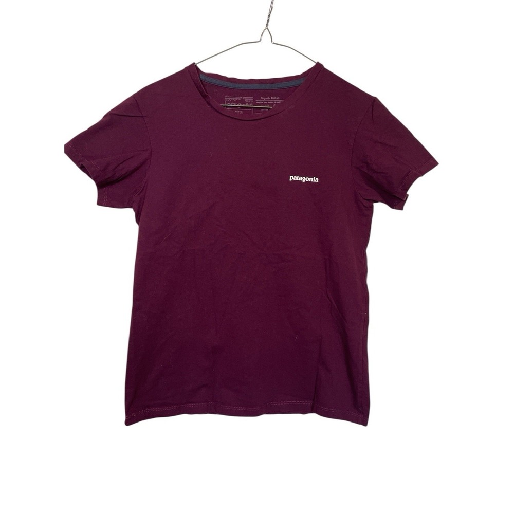 Patagonia Organic Cotton Crewneck‎ T-Shirt Plum Purple Casual Top XS